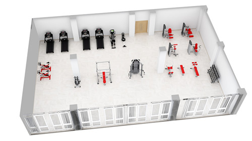 健身房配置圖 健身房配置圖